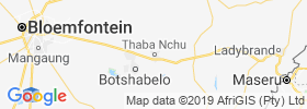 Thaba Nchu map